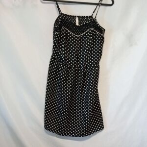 Polka Dot Black Dress